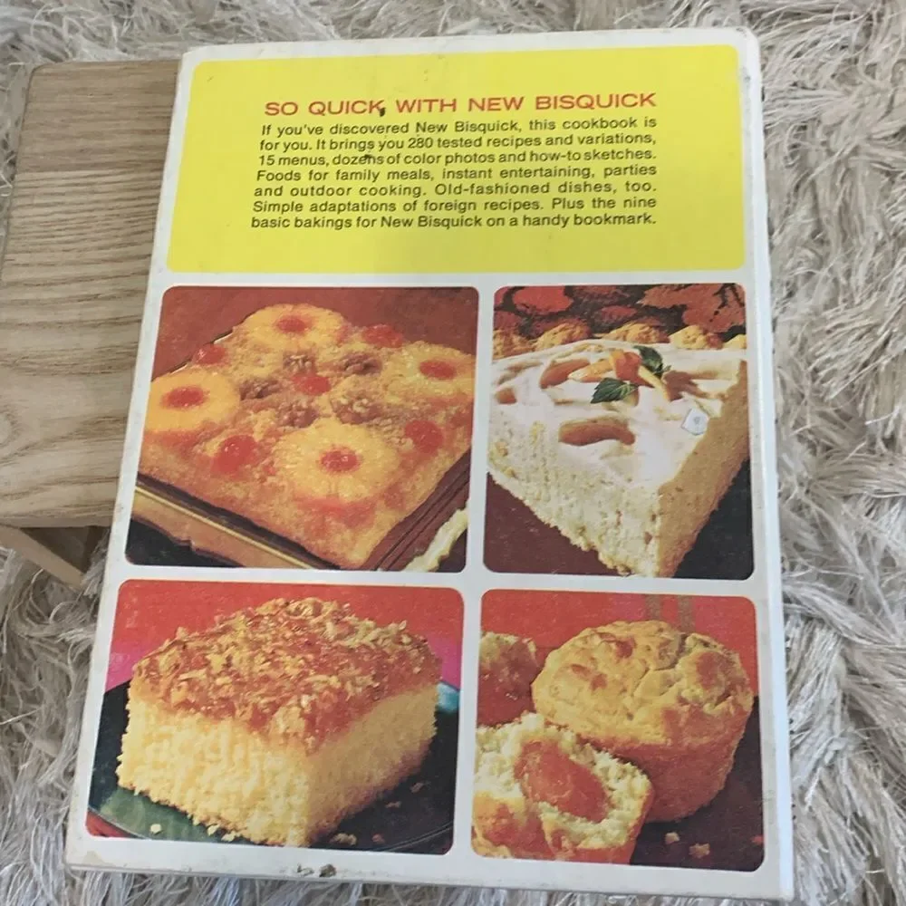 Vintage‎ 1967 General Mills Betty Crocker So Quick With New Bisquick Recipe Book